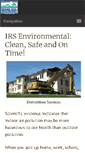 Mobile Screenshot of irsenvironmental.com